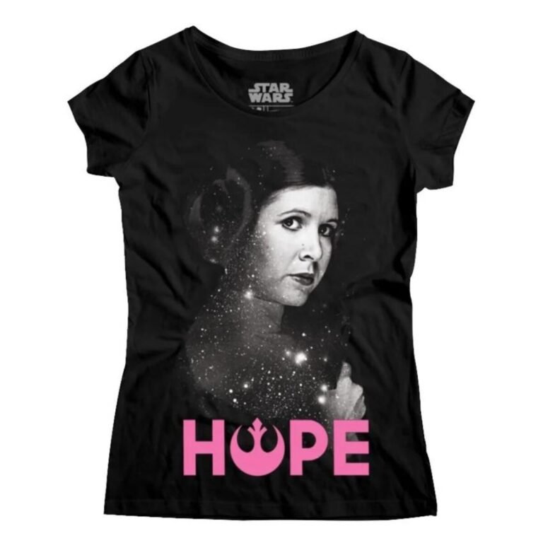 Playera Máscara De Látex Star Wars Leia Mujer
