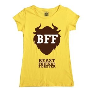 Playera Máscara De Látex Beasts Friends Forever Mujer