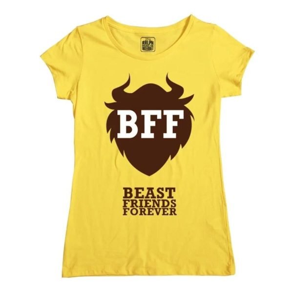 Playera Máscara De Látex Beasts Friends Forever Mujer