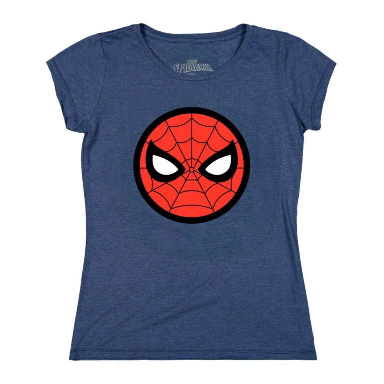 Playera Mascara De Latex Spidey Emoji Mujer