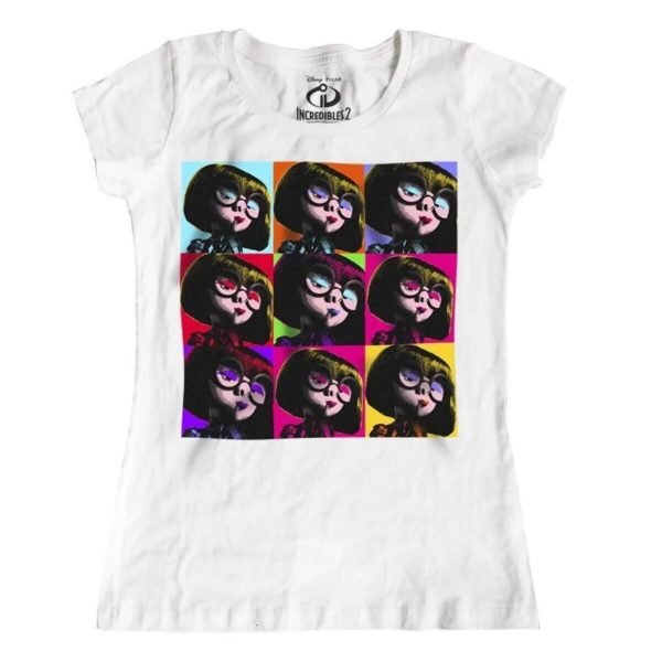 Playera Máscara De Látex Edna Pop Art Mujer