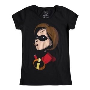 Playera Máscara De Látex Elastgirl Mujer