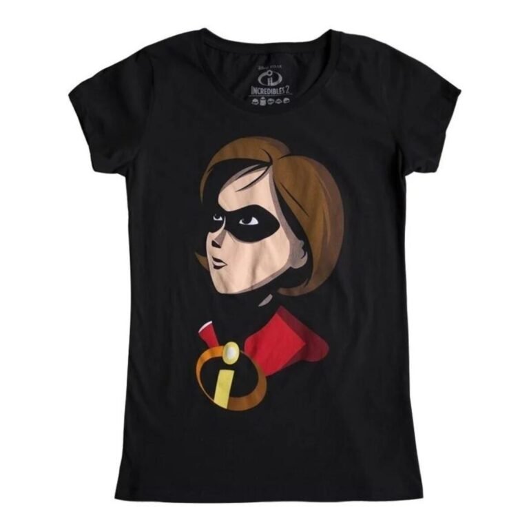 Playera Máscara De Látex Elastgirl Mujer 