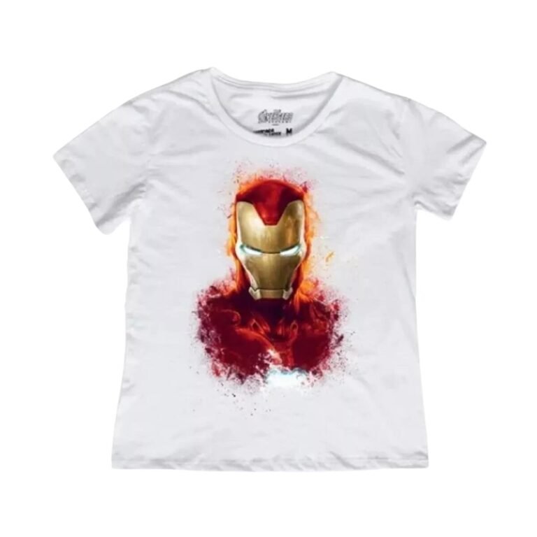 Playera Máscara De Látex Golden Avenger Mujer