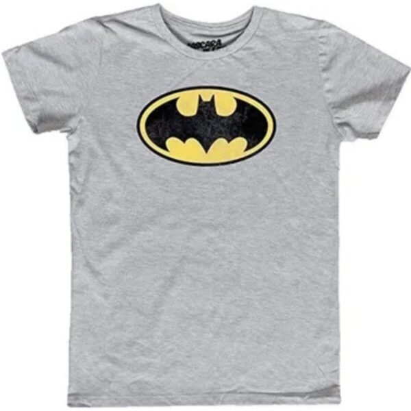 Playera Mascara De Latex Batman Logo Niño