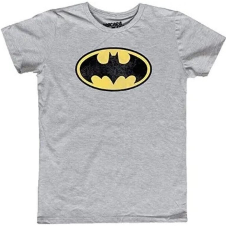 Playera Mascara De Latex Batman Logo Niño