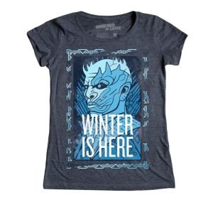 Playera Máscara De Látex Winter Is Here Mujer