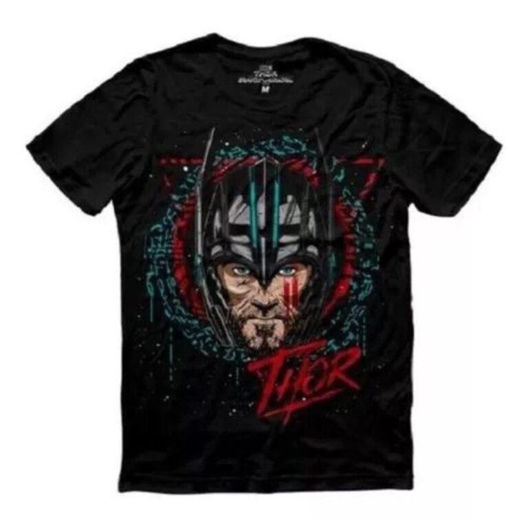 Playera Máscara De Látex Gladiador Odinson Hombre