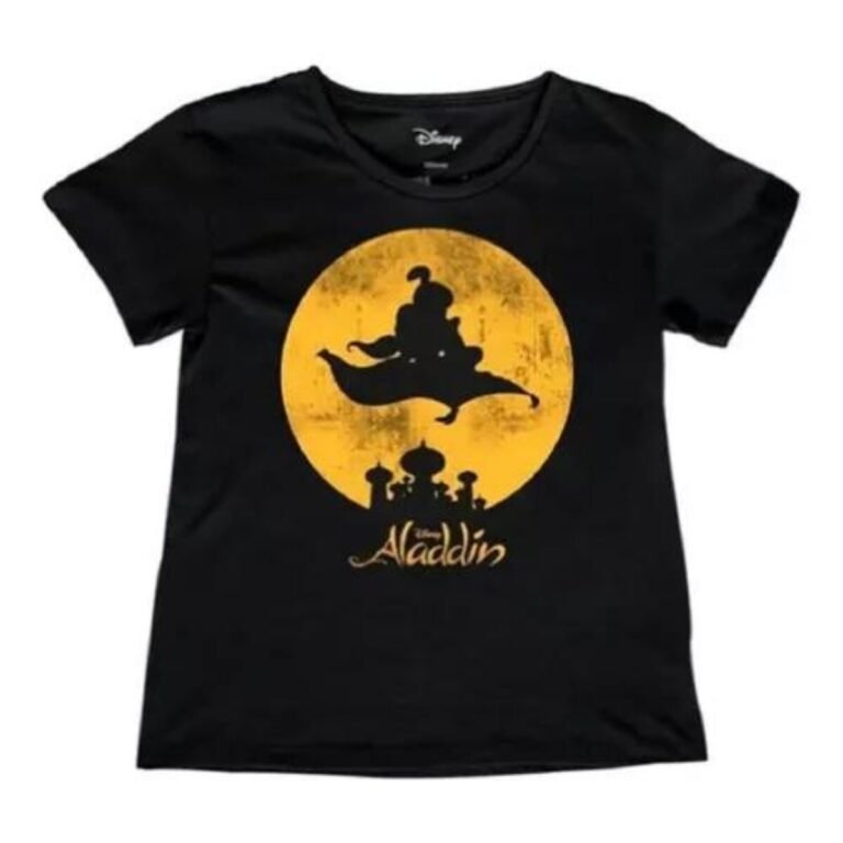 Playera Máscara De Látex Aladdin Mujer