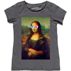 Playera Máscara De Látex Mona 3d Mujer