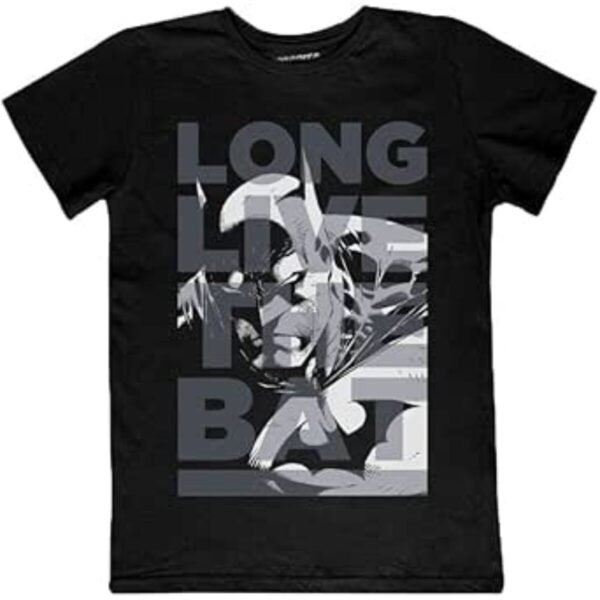 Playera Máscara De Látex Long Live The Bat Niño
