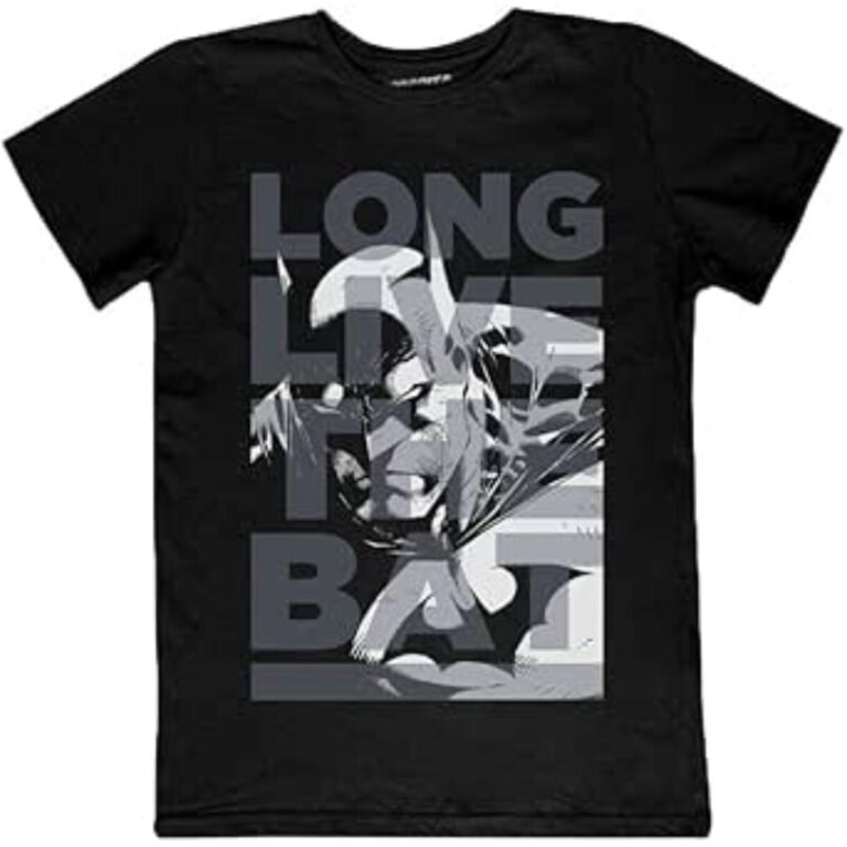 Playera Máscara De Látex Long Live The Bat Niño