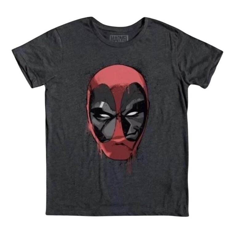 Playera Máscara De Látex Wade Wilson Hombre