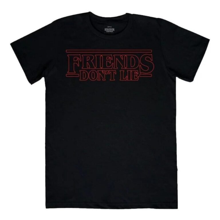 Playera Máscara De Látex Friends Don’t Lie Hombre 