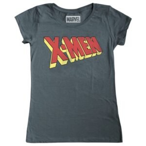 Playera Máscara De Látex X-men Retro Logo Mujer