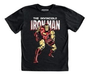 Playera Máscara De Látex Iron Man Niño