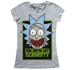 Playera Máscara De Látex Get Schwifty Mujer