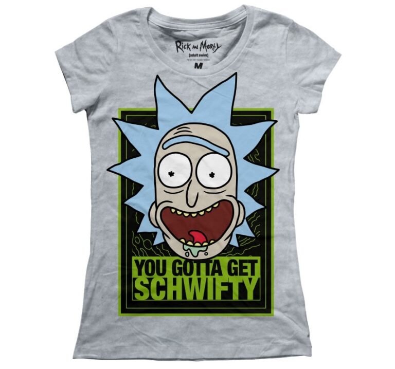 Playera Máscara De Látex Get Schwifty Mujer