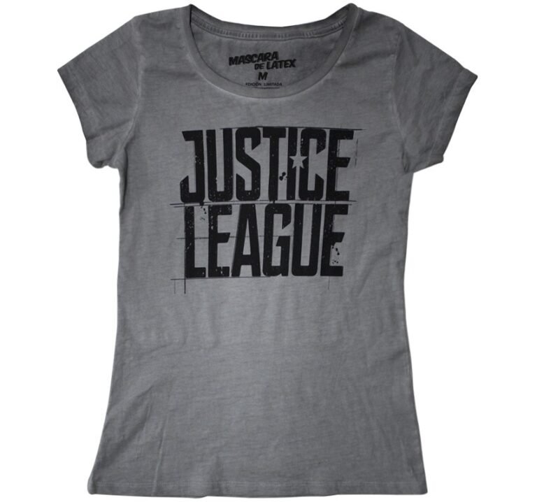 Playera Máscara De Látex Justice League Mujer