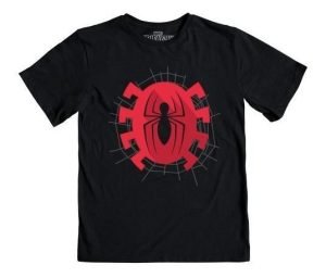 Playera Mascara De Latex Spidey Logo Mlmv Niño