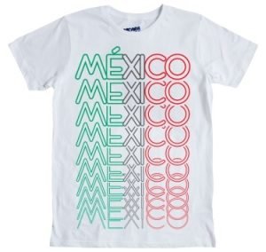 Playera Máscara De Látex México Tricolor Hombre