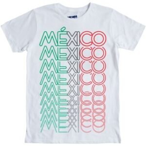 Playera Máscara De Látex México Tricolor Hombre