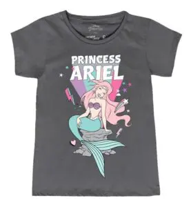 Playera Máscara De Látex Princess Ariel Niña