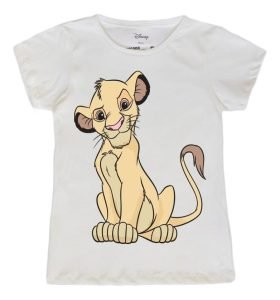 Playera Máscara De Látex Simba Niña