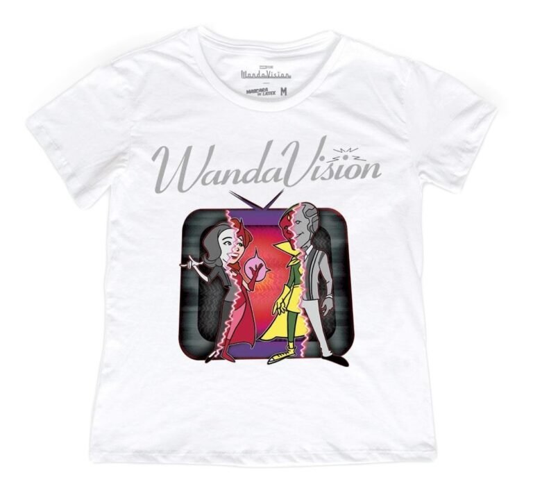 Playera Máscara De Látex Wandavision In Technicol Mujer