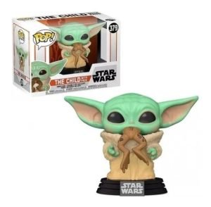 Funko Pop Star Wars: The Mandalorian - Baby Yoda Con Rana