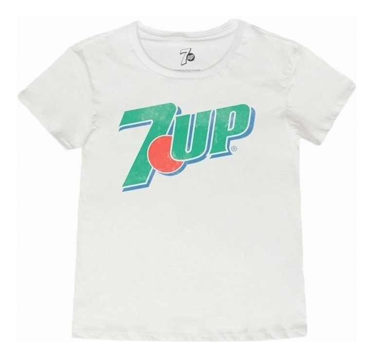 Playera Máscara De Látex 7-up Logo Mujer