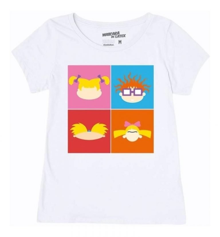 Playera Máscara De Látex Nick Pop Mujer