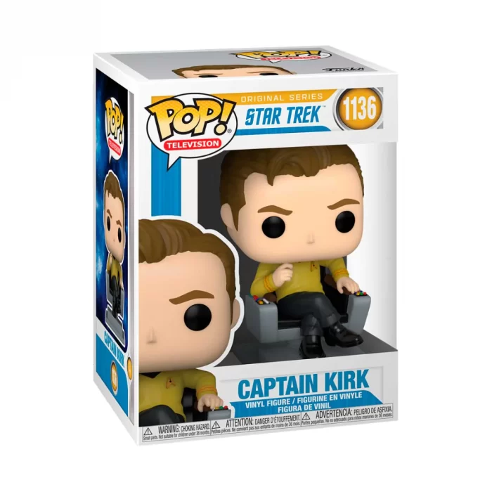 Funko Pop Tv: Star Trek – Capitan Kirk En Silla