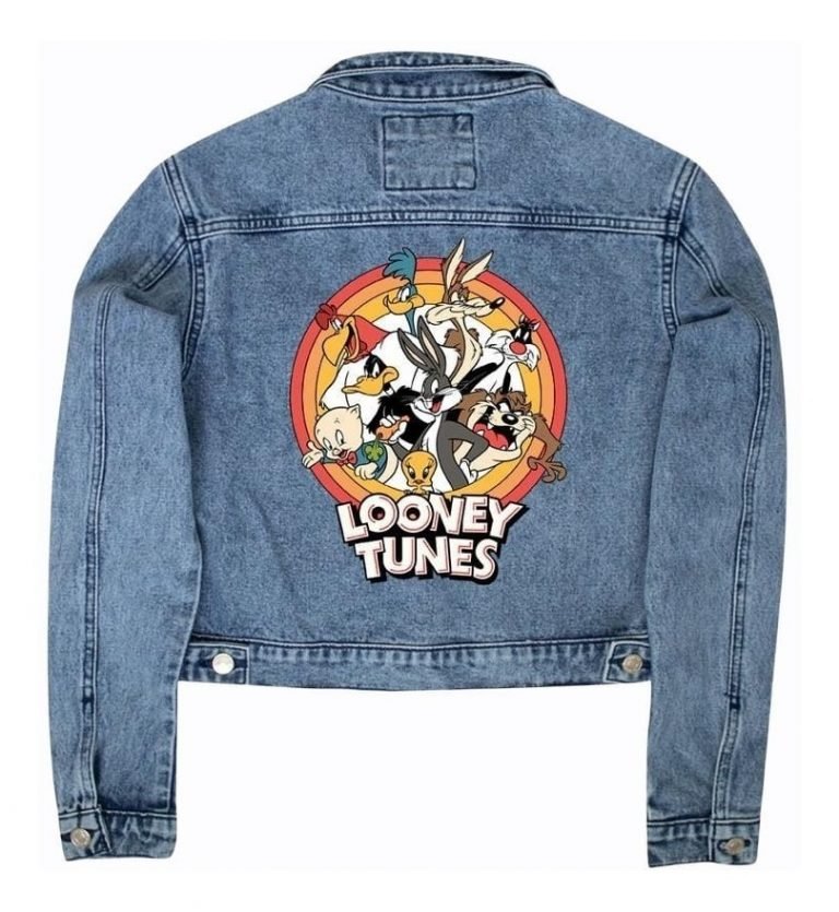 Jacket Máscara De Látex Bugs And Friends Denim Mujer