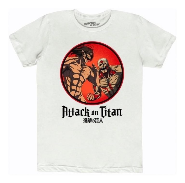 Playera Máscara de Látex Ataque Acorazado Hombre