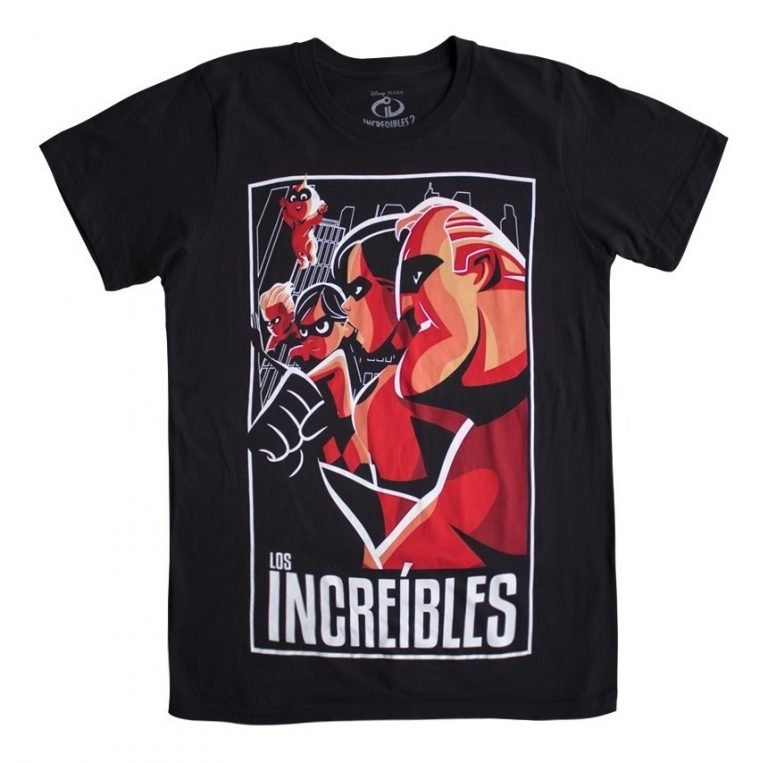 Playera Máscara De Látex Los Increibles Poster Hombre