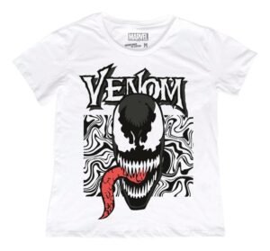 Playera Máscara De Látex Classic Venom Mujer