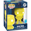 Funko Pop Marvel Infinity Saga - Iron Man Gema Amarilla Serie Artistica