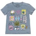 Playera Máscara de Látex Tunes Stamps Mujer