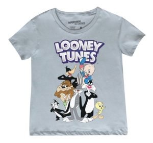 Playera Máscara de Látex Looney Folks Mujer