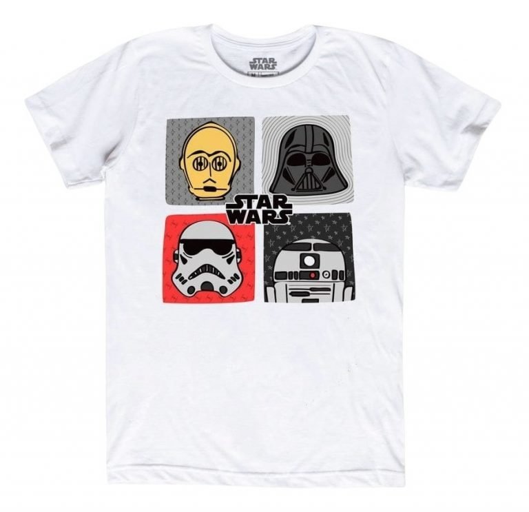 Playera Máscara De Látex Droides Y Cascos Hombre