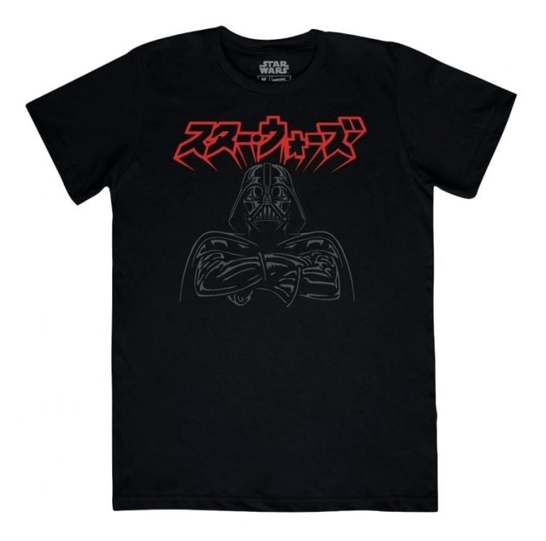 Playera Máscara De Látex Vader Katakana Hombre