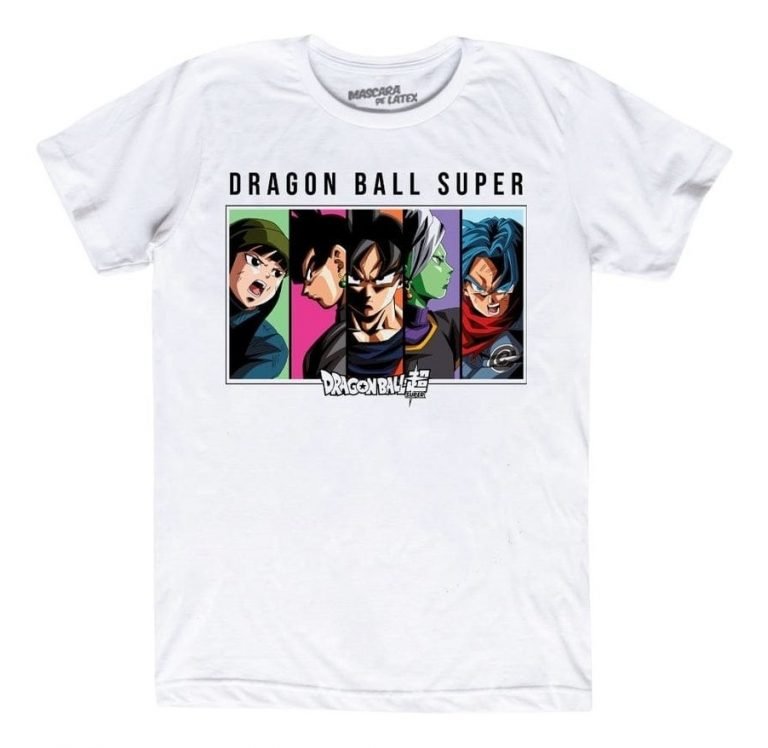 Playera Máscara De Látex Dragon Ball Super Black Hombre