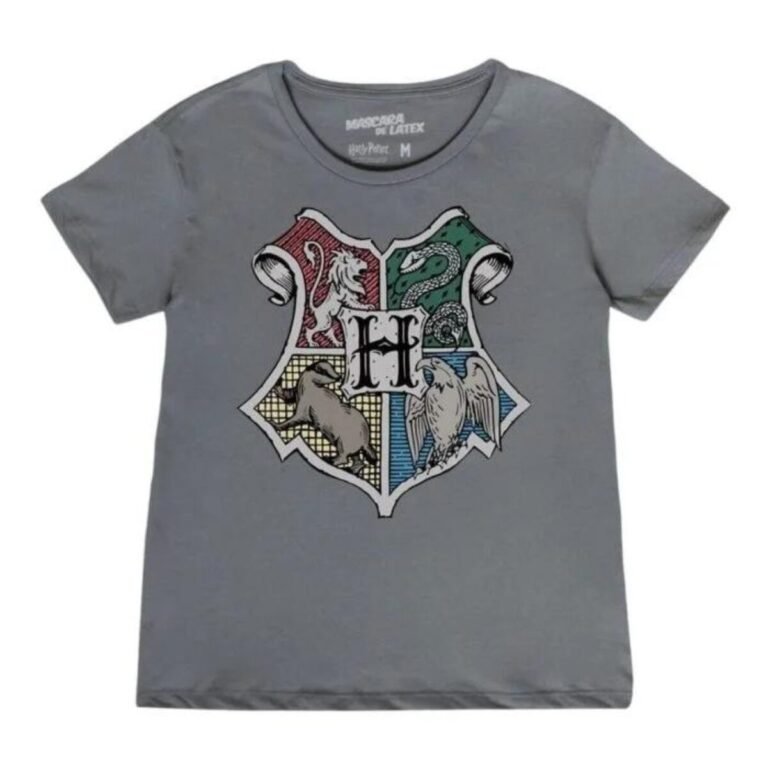 Playera Máscara De Látex Escuela De Hechicería Mujer