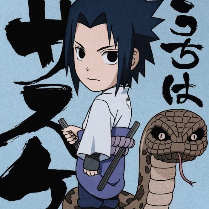 Playera Máscara De Látex Sasuke Chibi Mujer