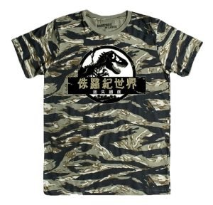 Playera Máscara De Látex Dinosaurio Print Hombre