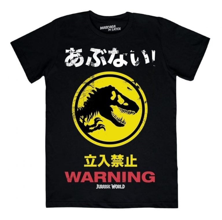 Playera Máscara De Látex Warning! Hombre