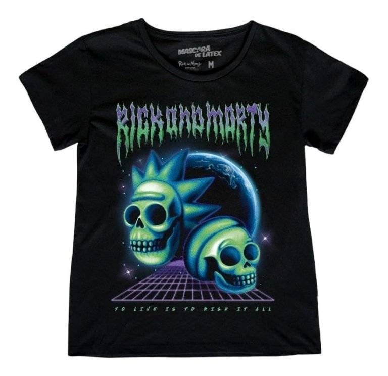 Playera Máscara De Látex To Live Is To Risk Mujer