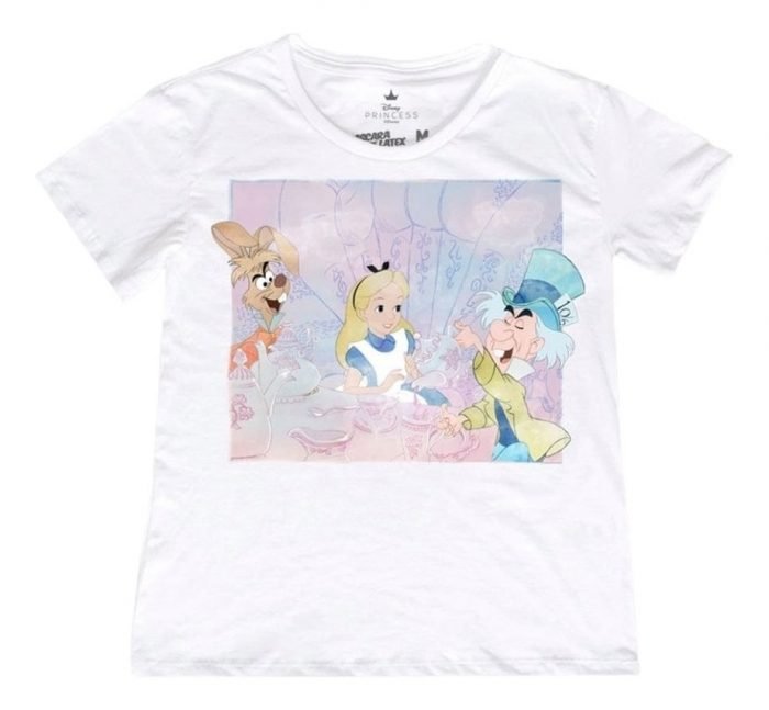 Playera Máscara De Látex Hora Del Té Mujer