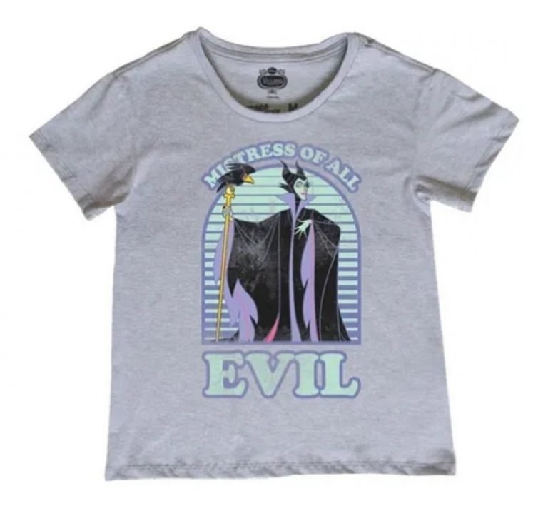 Playera Máscara De Látex Mistress Of All Evil Mujer